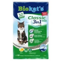 Biokat's Classic Fresh 3in1 Cat Litter - 10 L By Biokat's