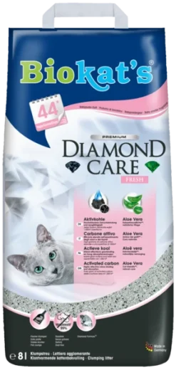 Biokat's Diamond Care Fresh Cat Litter - 8 L By Biokat's