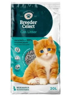Breeder Celect Paper Pellet Cat Litter - 20 Litre By Breeder Celect
