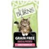 Burns Duck & Potato Free From Dry Cat Food - 2kg By Burns