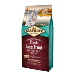 Carnilove Fresh Carp & Trout Dry Cat Food - 2kg By Carnilove