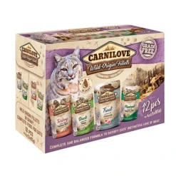 Carnilove Multipack Wet Cat Food Pouches - 12 X 85g By Carnilove