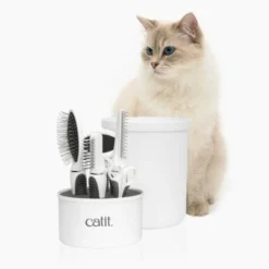 Catit Grooming Kit For Long Haired Cats By Catit