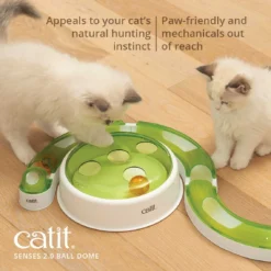 Catit Senses 2.0 Electronic Ball Dome Cat Toy By Catit -Cat's Store Catit Senses 2.0 Ball Dome Cat Toy 4