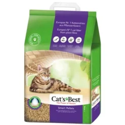 Cats Best Smart Pellets Clumping Wood Cat Litter - 5kg By Cats Best