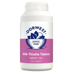 Dorwest Milk Thistle Tablets For Dogs & Cats - 500 Tablets By Dorwest