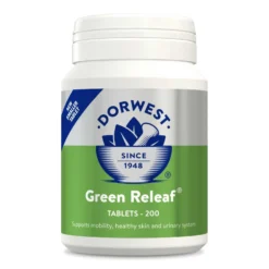 Dorwest Green Releaf Tablets For Dogs & Cats - 200 Tablets By Dorwest