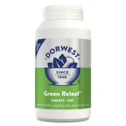 Dorwest Green Releaf Tablets For Dogs & Cats - 500 Tablets By Dorwest