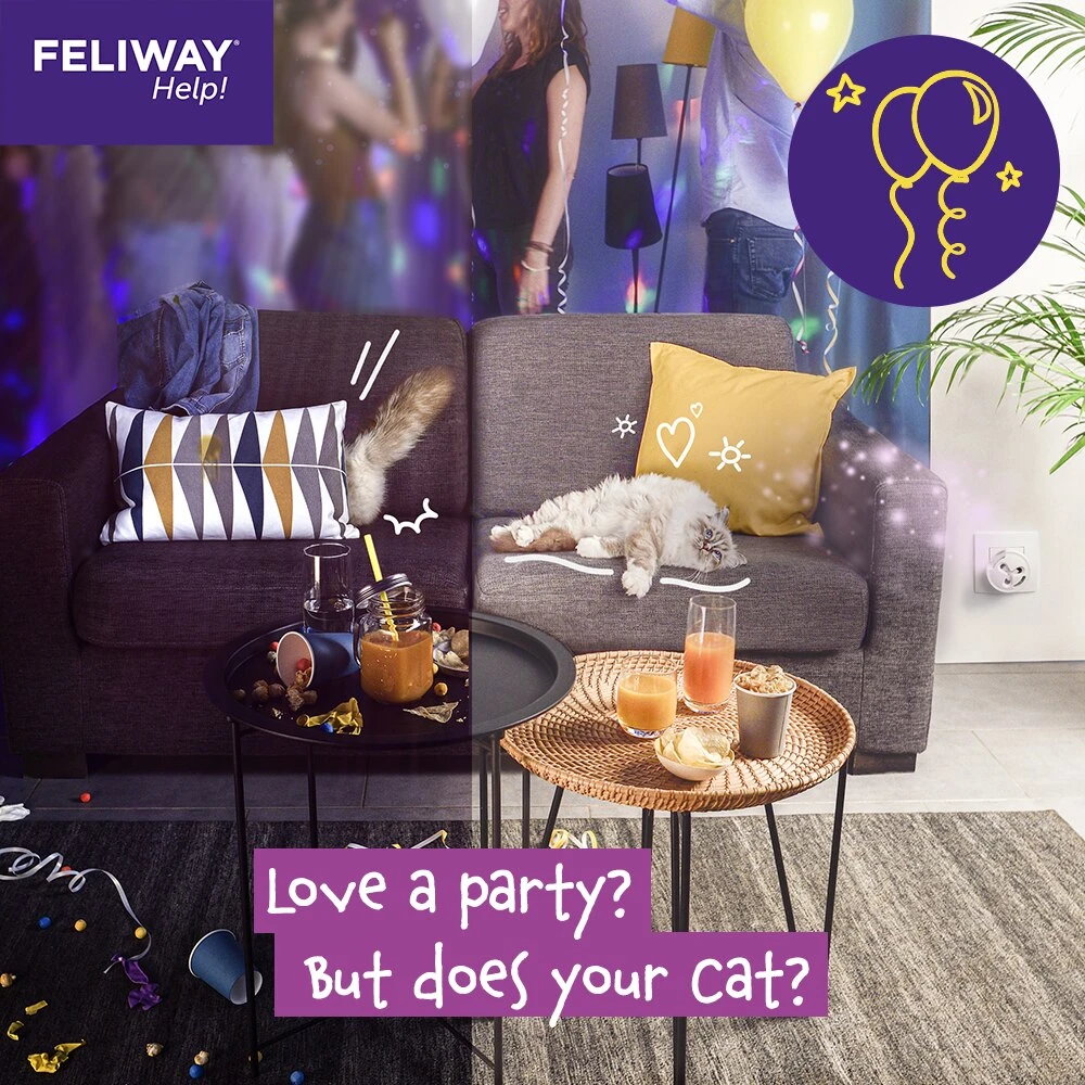 Feliway Help! Calming Diffuser & 7 Day Cartridge For Cats By Feliway 3 Feliway Help! Calming Diffuser & 7 Day Cartridge For Cats By Feliway - Image 3