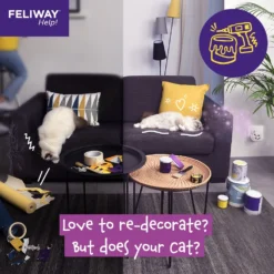 Feliway Help! Calming Diffuser & 7 Day Cartridge For Cats By Feliway 9 Feliway Help! Calming Diffuser & 7 Day Cartridge For Cats By Feliway -Cat's Store Feliway Help Calming Diffuser 7 Day Cartilage for Cats 4