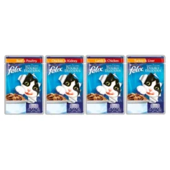 Felix As Good As It Looks Doubly Delicious Adult Mixed Selection Wet Cat Food Pouches - 120 X 100g By Felix -Cat's Store Felix As Good As It Looks Doubly Delicious Adult Mixed Selection Wet Cat Food Pouches 120 x 100g 3