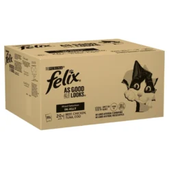 Felix As Good As It Looks Meat And Fish Cat Food - 80 X 100g By Felix -Cat's Store Felix As Good As It Looks Meat And Fish Cat Food 80x100g 6