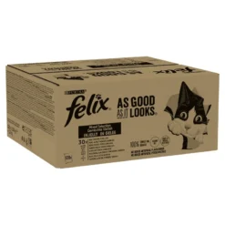 Felix As Good As It Looks Mixed Selection In Jelly Wet Cat Food Pouches - 120 X 100g By Felix -Cat's Store Felix As Good As It Looks Mixed Selection Adult Cat Pouches 120 x 100g 6