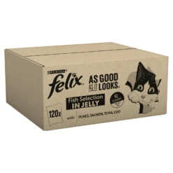 Felix As Good As It Looks Fish Mixed Adult Cat Pouches - 120 X 100g By Felix
