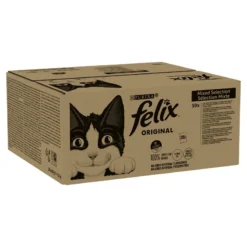 Felix Mixed Selection Adult Wet Cat Food Pouches In Jelly & Gravy- 120 X 100g By Felix -Cat's Store Felix Mixed Selection Adult Cat Pouches 120 x 100g 6