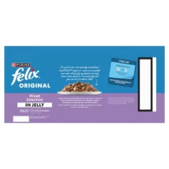 Felix Senior Variety In Jelly Wet Cat Food Pouches - 40 X 100g By Felix 8 Felix Senior Variety In Jelly Wet Cat Food Pouches - 40 X 100g By Felix -Cat's Store Felix Senior Variety in Jelly Wet Cat Food Pouches 40 x 80g 4