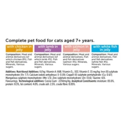 Felix Senior Variety In Jelly Wet Cat Food Pouches - 40 X 100g By Felix 9 Felix Senior Variety In Jelly Wet Cat Food Pouches - 40 X 100g By Felix -Cat's Store Felix Senior Variety in Jelly Wet Cat Food Pouches 40 x 80g 5