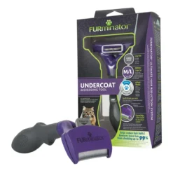 Furminator Deshedding Tool For Large Cats With Long Hair By Furminator -Cat's Store Furminator Deshedding Tool for Large Cats With Long Hair 3
