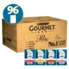 Gourmet Perle Country Medley In Jelly Wet Cat Food Pouches - 96 X 85g By Gourmet