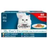 Gourmet Perle Chef's Collection In Gravy Wet Cat Food Pouches - 60 X 85g By Gourmet