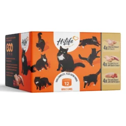 HiLife Luxury Meat Selection In Sauce Wet Cat Food Cans - 12 X 70g By HiLife