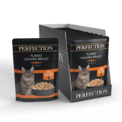 HiLife Perfection Flaked Chicken Breast In Jelly Wet Cat Food - 18x70g By HiLife
