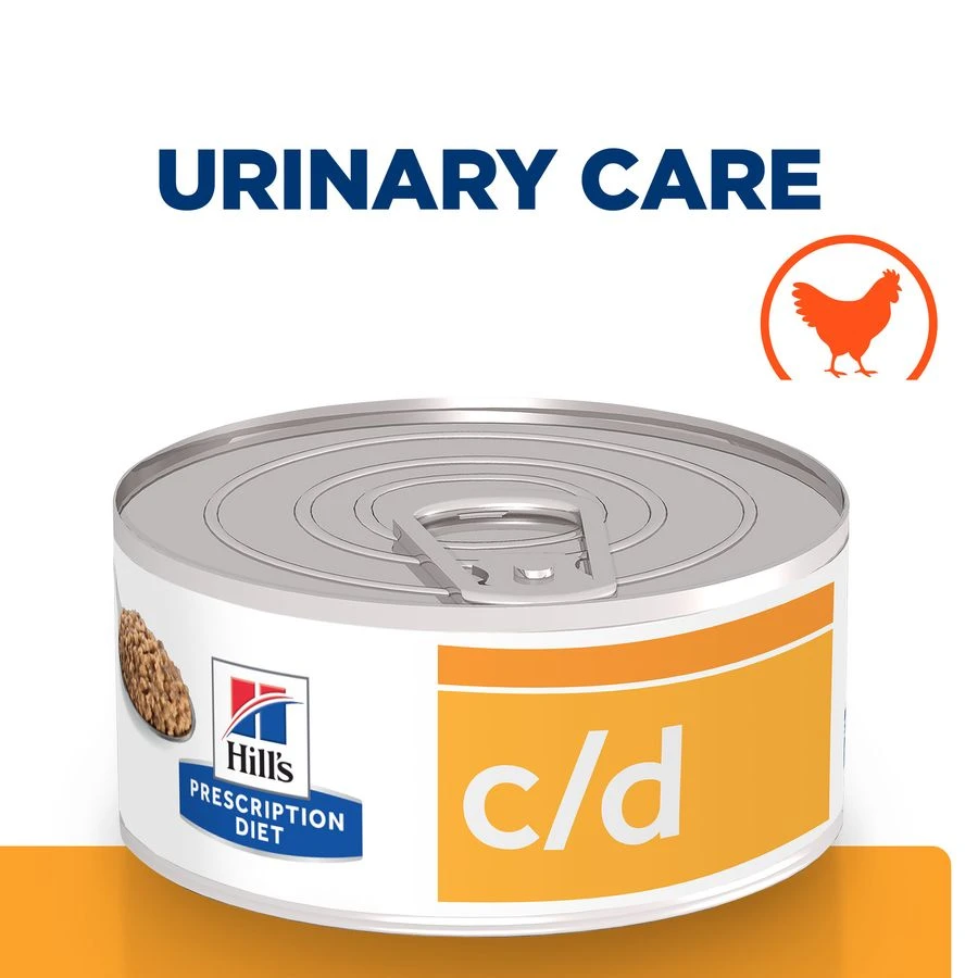 Hill's Prescription Diet C/D Multicare Minced With Chicken Cat Food Cans - 24 X 156g By Hills Prescription Diet 4 Hill's Prescription Diet C/D Multicare Minced With Chicken Cat Food Cans - 24 X 156g By Hills Prescription Diet - Image 4