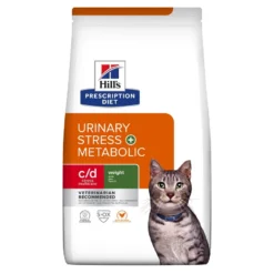 Hill's Prescription Diet C/d Urinary Stress + Metabolic With Chicken Dry Cat Food - 1.5kg By Hills Prescription Diet