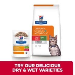 Hill's Prescription Diet C/d Urinary Stress + Metabolic With Chicken Dry Cat Food - 3kg By Hills Prescription Diet -Cat's Store Hills Prescription Diet C D Urinary Stress Metabolic with Chicken Dry Cat Food 3kg 4