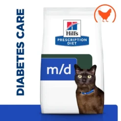 Hills Prescription Diet Feline M/D Cat Food - 3kg By Hills Prescription Diet -Cat's Store Hills Prescription Diet Feline M D Cat Food 3kg 2