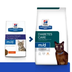 Hills Prescription Diet Feline M/D Cat Food - 3kg By Hills Prescription Diet -Cat's Store Hills Prescription Diet Feline M D Cat Food 3kg 3