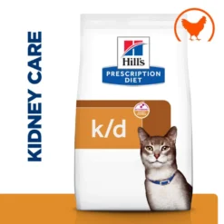 Hill's Prescription Diet K/d Kidney Care Chicken Dry Cat Food - 3kg By Hills Prescription Diet -Cat's Store Hills Prescription Diet K D Feline Original Cat Food 3Kg 3