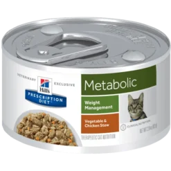 Hill's Prescription Diet Metabolic Stew With Chicken And Vegetables Wet Cat Food Cans - 24 X 82g By Hills Prescription Diet