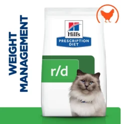 Hill's Prescription Diet R/D Weight Loss Chicken Dry Cat Food - 3kg By Hills Prescription Diet -Cat's Store Hills Prescription Diet R D Weight Loss Chicken Dry Cat Food 3kg 2