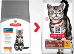 Hill's Science Plan Adult Hairball & Indoor Chicken Dry Cat Food - 10kg By Hills -Cat's Store Hills Science Plan Adult Hairball Dry Cat Food Chicken Flavour 10kg 3