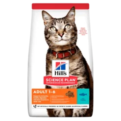 Hill's Science Plan Adult Optimal Care Tuna Dry Cat Food - 1.5kg By Hills