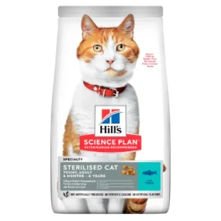 Hill's Science Plan Young Adult Sterilised Tuna Dry Cat Food - 3kg By Hills