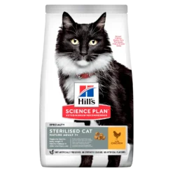 Hill's Science Plan Mature Sterilised Chicken Dry Cat Food - 3kg By Hills