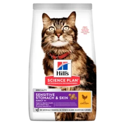 Hill's Science Plan Sensitive Stomach & Skin Dry Cat Food - 7kg By Hills