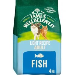 James Wellbeloved Fish Light Adult Dry Cat Food - 4kg By James Wellbeloved