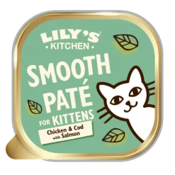 Lily's Kitchen Chicken, Cod & Salmon Pate Wet Kitten Food - 19 X 85g By Lilys Kitchen