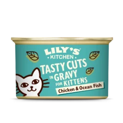 Lily's Kitchen Tasty Cuts Chicken & Ocean Fish Wet Kitten Food - 24 X 85g By Lilys Kitchen