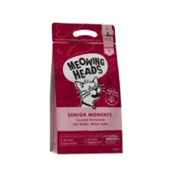 Meowing Heads Senior Moments Dry Cat Food - 1.5kg By Meowing Heads