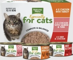 Natures Menu Especially For Cats Multipack Wet Cat Food Cans - 12 X 85g By Natures Menu