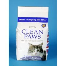 Pettex Clean Paws Cat Litter Cat Litter - 15kg By Pettex