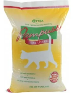 Pettex Pampuss Wood Cat Litter - 30L By Pettex