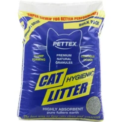 Pettex Premium Fullers Earth Clumping Cat Litter Cat Litter - 20kg By Pettex