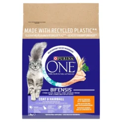 Purina ONE Adult Coat & Hairball Dry Cat Food - 2.8kg By Purina ONE -Cat's Store Purina ONE Adult Coat Hairball Dry Cat Food 2.8kg 7
