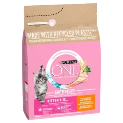 Purina One Chicken And Whole Grain Junior/Kitten Dry Cat Food - 2.8kg By Purina ONE -Cat's Store Purina ONE Adult Kitten Junior Food Chicken and Whole Grain Dry Cat Food 2.8KG 9