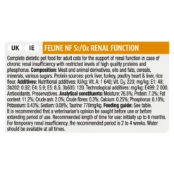 Pro Plan Veterinary Diet NF ST/OX Renal Wet Cat Food - 24 X 195g By Pro Plan Veterinary Diet -Cat's Store Purina Vet Diet Feline NF Renal Wet Cat Food 24 x 195G 5